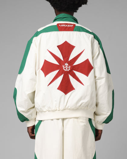 Club Classic Track Jacket White/Green