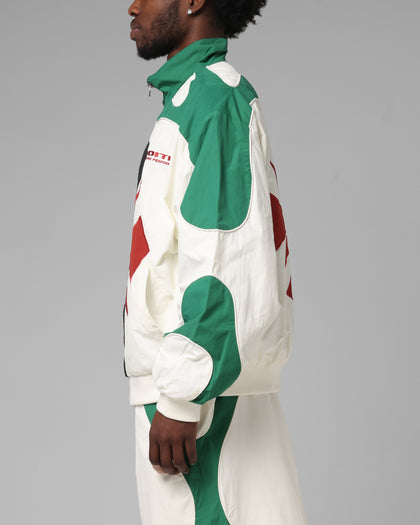 Club Classic Track Jacket White/Green