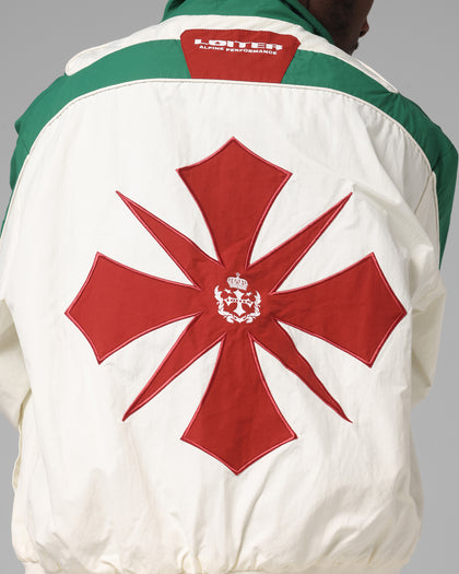 Club Classic Track Jacket White/Green