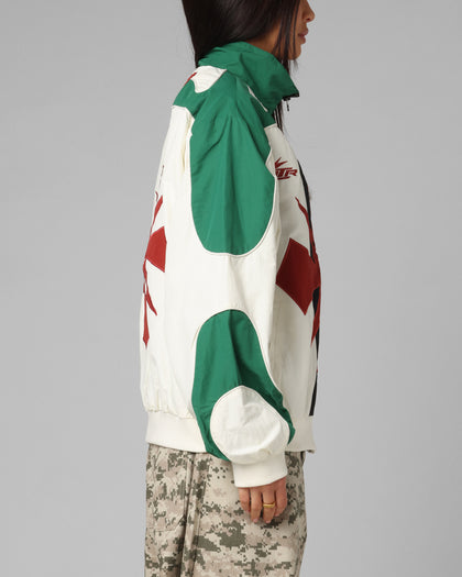 Club Classic Track Jacket White/Green