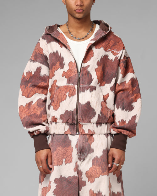 Hide Zip Jacket Cowhide