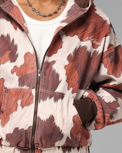 Hide Zip Jacket Cowhide