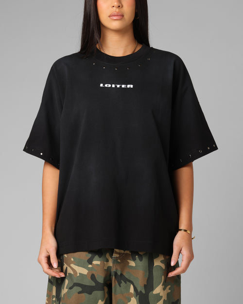Opaque Boxy T-Shirt Black