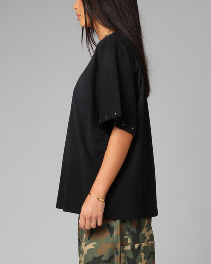 Opaque Boxy T-Shirt Black