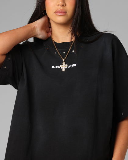 Opaque Boxy T-Shirt Black