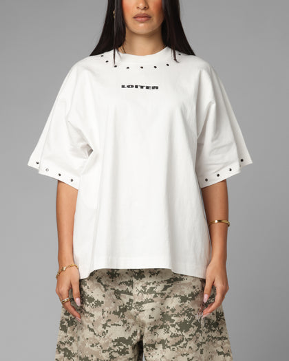 Opaque Boxy T-Shirt Off White