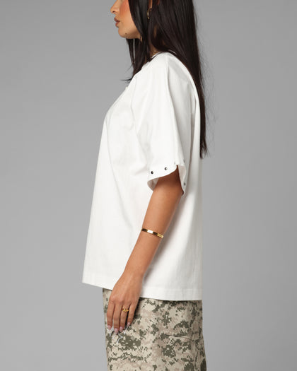 Opaque Boxy T-Shirt Off White