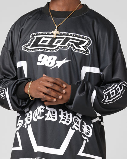 Thrill Racing Long Sleeve T-Shirt Black