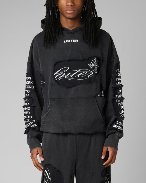 Destruction Hoodie Black