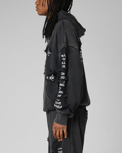 Destruction Hoodie Black