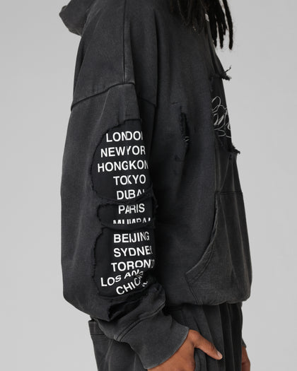 Destruction Hoodie Black