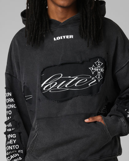 Destruction Hoodie Black