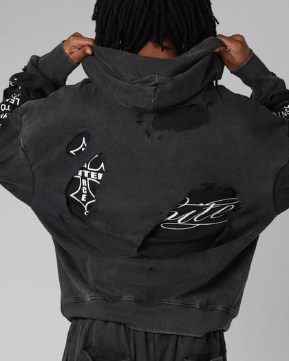 Destruction Hoodie Black