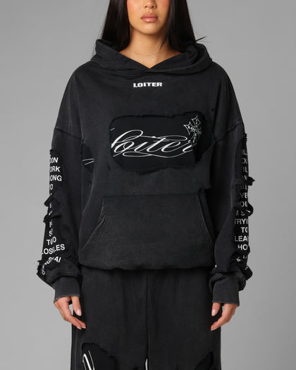 Destruction Hoodie Black