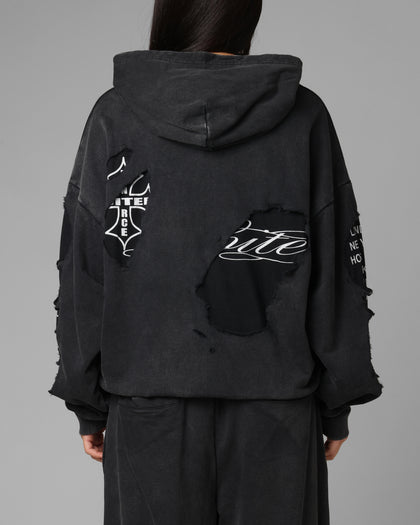 Destruction Hoodie Black