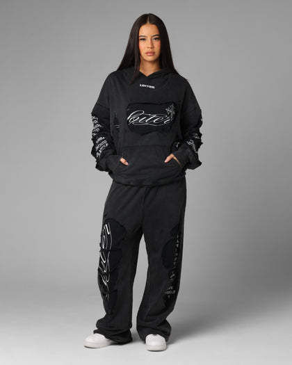 Destruction Hoodie Black