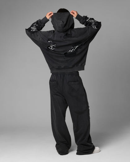 Destruction Hoodie Black