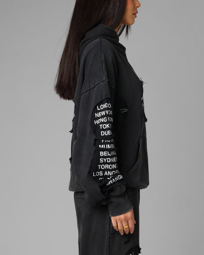Destruction Hoodie Black
