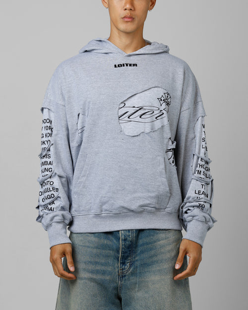 Destruction Hoodie Grey