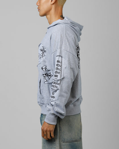 Destruction Hoodie Grey