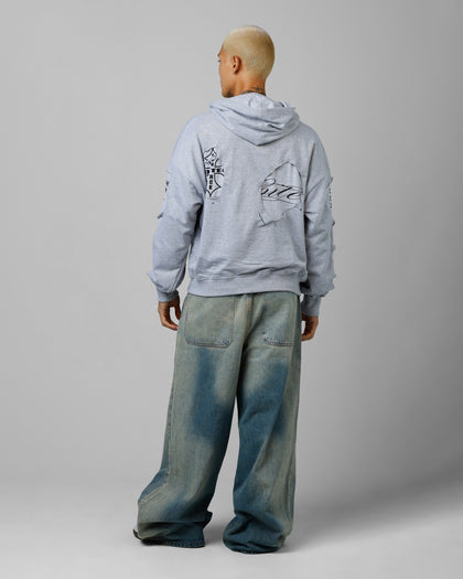 Destruction Hoodie Grey