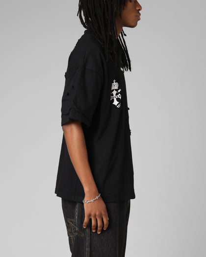 Destruction T-Shirt Black Wash