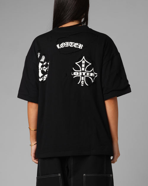 Destruction T-Shirt Black Wash