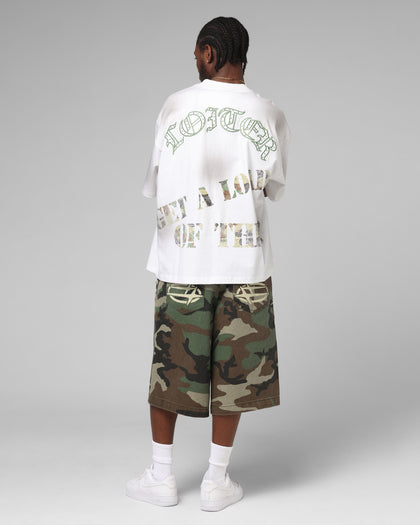 Loiter Premium Action Figure T-Shirt White