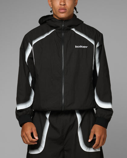 Spray Day Track Jacket Black