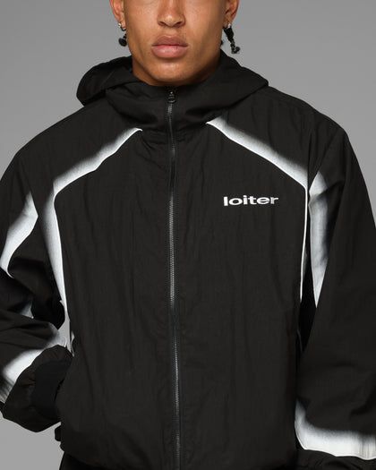 Spray Day Track Jacket Black