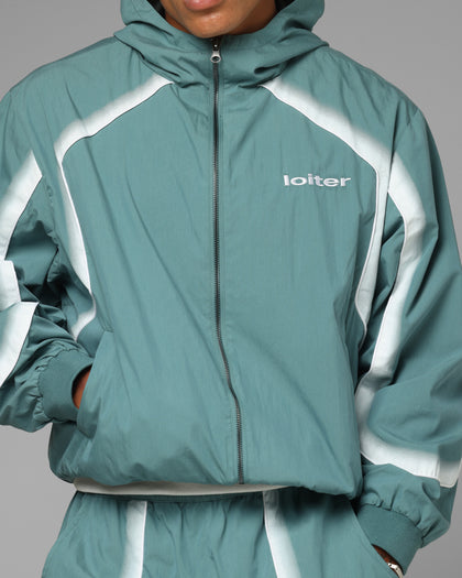 Spray Day Track Jacket Teal