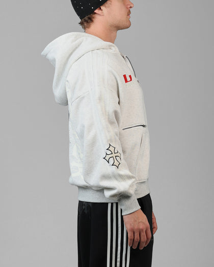 Imperial Zip Hoodie Grey