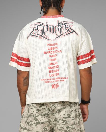 Hardcore Jersey Off White/Red