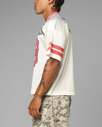 Hardcore Jersey Off White/Red