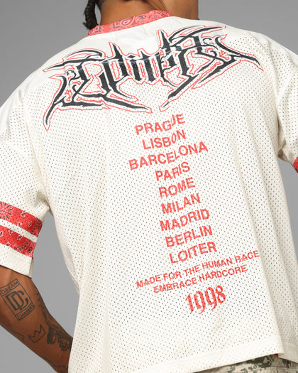 Hardcore Jersey Off White/Red