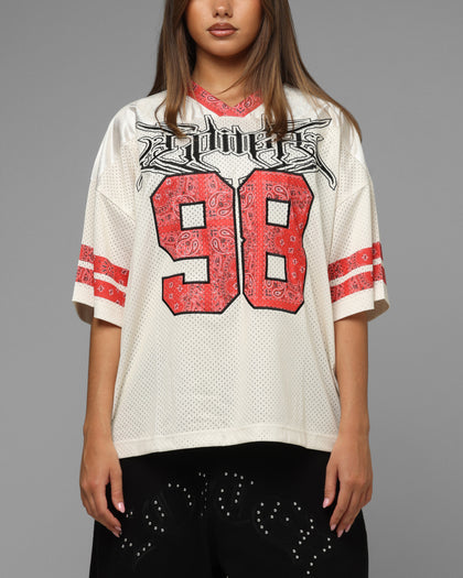 Hardcore Jersey Off White/Red