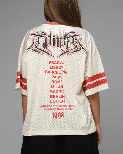 Hardcore Jersey Off White/Red