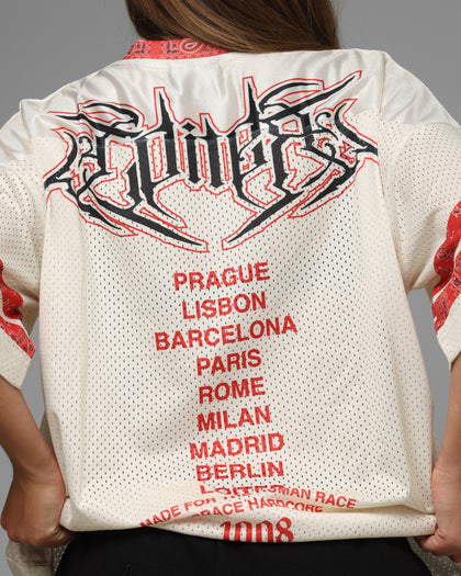 Hardcore Jersey Off White/Red