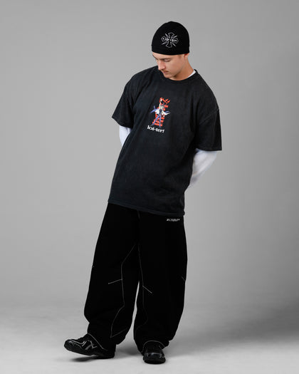 Loiter X Yu-Gi-Oh! Yugi T-Shirt Off Black