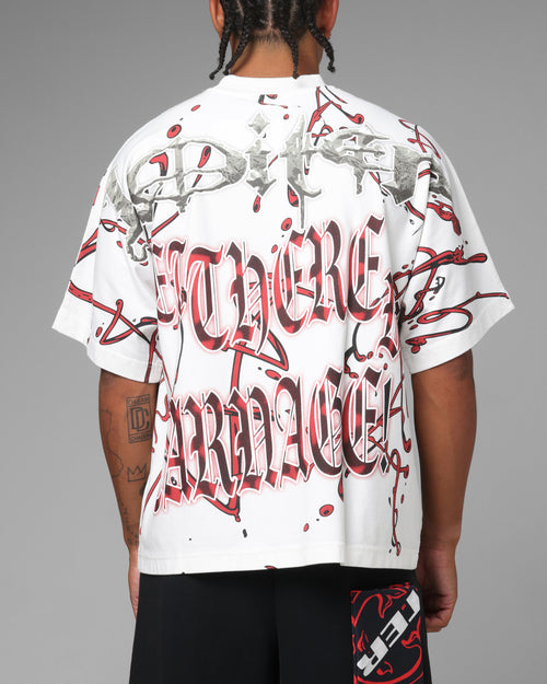 Marvel Spider-Man Carnage Boxy T-Shirt Off White