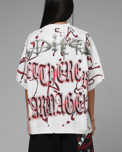 Marvel Spider-Man Carnage Boxy T-Shirt Off White