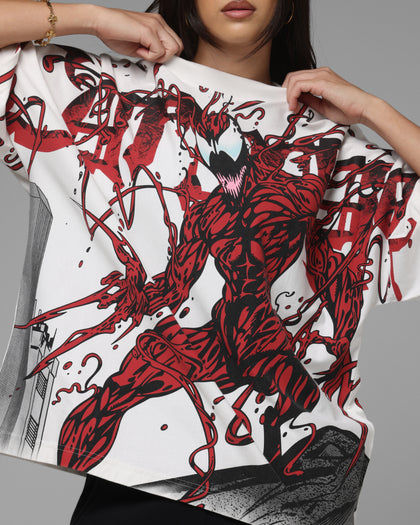 Marvel Spider-Man Carnage Boxy T-Shirt Off White