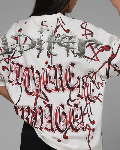 Marvel Spider-Man Carnage Boxy T-Shirt Off White