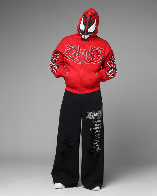 Marvel Spider-Man Carnage Zip Hoodie Red