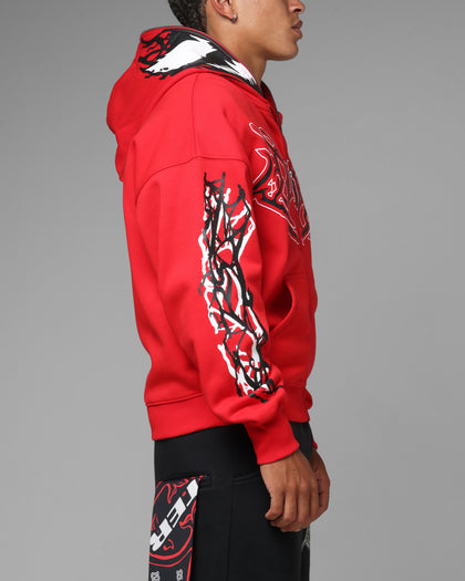 Marvel Spider-Man Carnage Zip Hoodie Red
