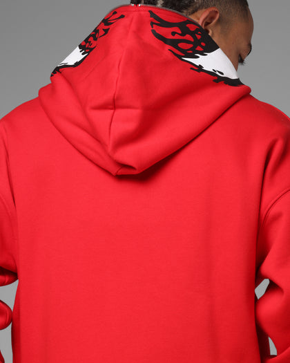Marvel Spider-Man Carnage Zip Hoodie Red