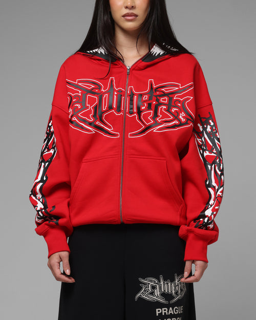 Marvel Spider-Man Carnage Zip Hoodie Red