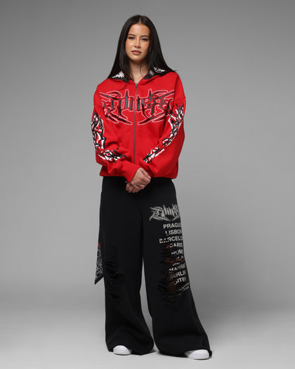 Marvel Spider-Man Carnage Zip Hoodie Red