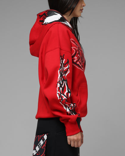 Marvel Spider-Man Carnage Zip Hoodie Red