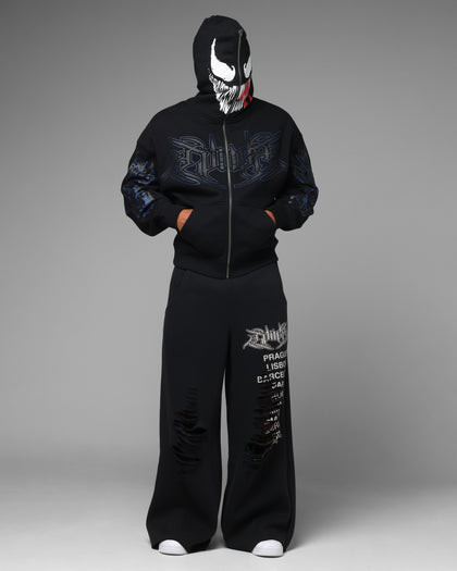 Marvel Venom Zip Through Hoodie Black